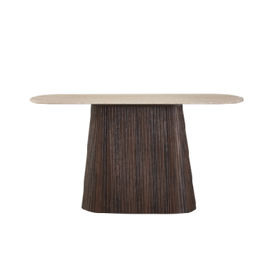 louie artificial marble wooden laminated hallway console hall table travertine