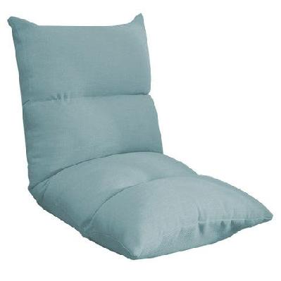 lounge floor recliner adjustable lazy sofa bed folding game chair mint green