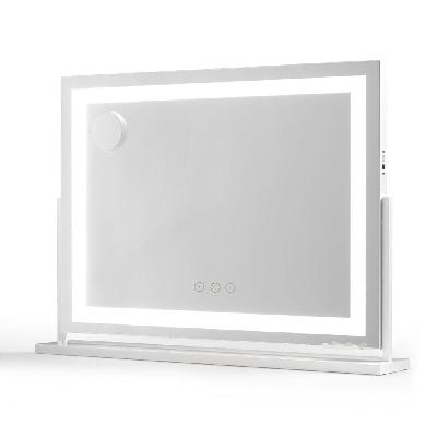 makeup mirror 80x58cm 360～ rotatable vanity mirror with lights bright light strip adjustable