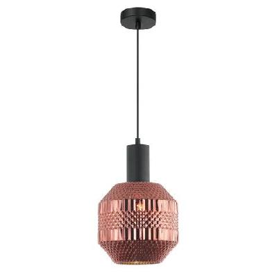 maraca pendant lamp light interior es copper glass jar od200mm