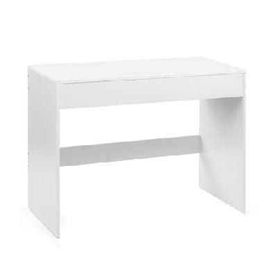marias computer study home office desk w/ 1-drawer - white