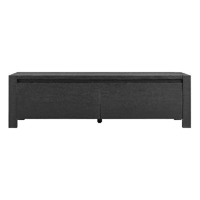 maris lowline entertainment unit tv stand 160cm 2-drawers black