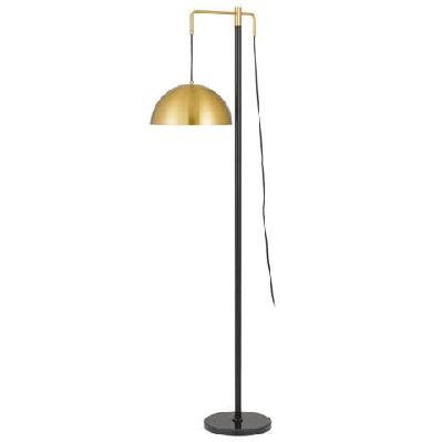 marthos modern standing floor lamp light marble metal black antique gold