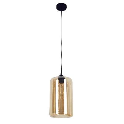mason pendant lamp light interior es amber glass oblong od180mm