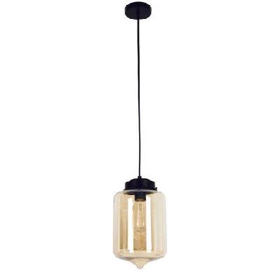 mason pendant lamp light interior es amber glass tipped oblong od180mm