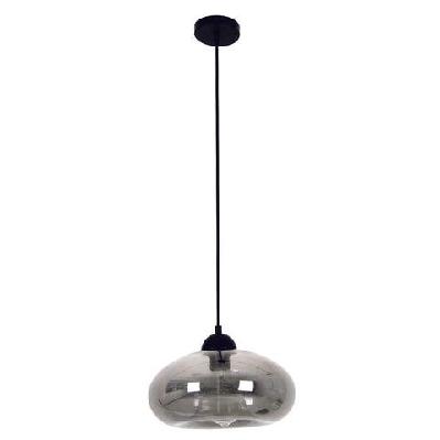 mason pendant lamp light interior es smoked glass oval od275mm