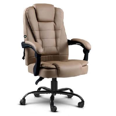 massage office chair pu leather recliner computer gaming chairs espresso