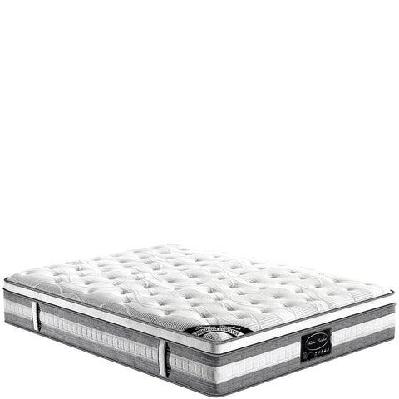 mattress euro top king size pocket spring coil with knitted fabric medium firm 34cm thick