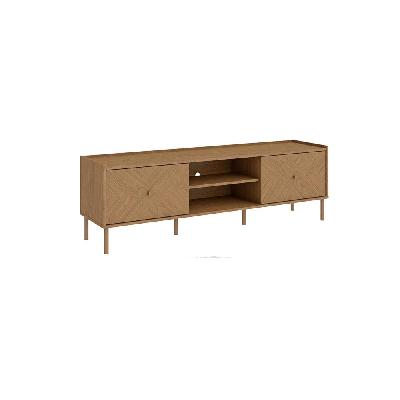 maxon lowline tv stand entertainment unit 160cm maple