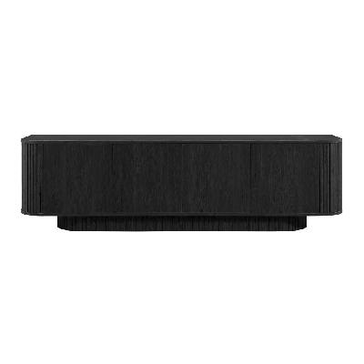 mayim lowline tv stand entertainment unit 4-doors 180cm black