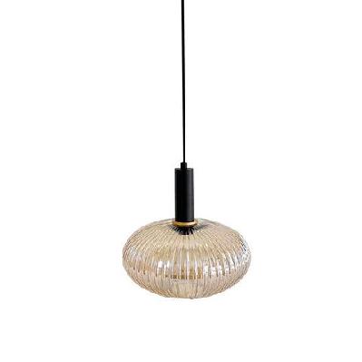 mendrez 3 elegant curved glass contour pendant light lamp