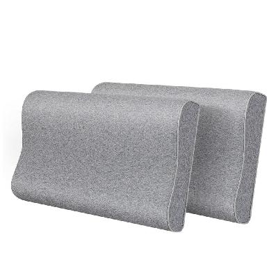 memory foam pillow pillowcase supprt grey rebound