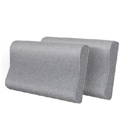 memory foam pillow pillowcase supprt grey rebound