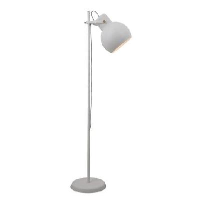 mento modern standing floor lamp light metal white matte sand