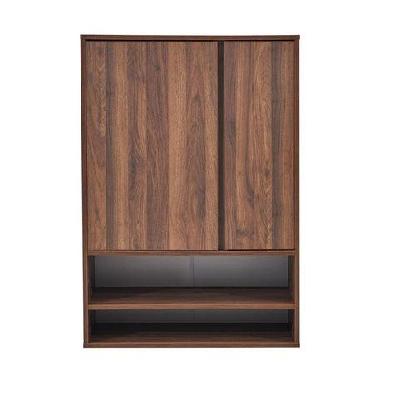modern shoe rack storage cabinet brown