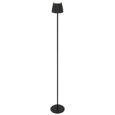 mindy modern standing floor lamp light metal black sand