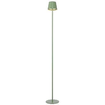 mindy modern standing floor lamp light metal green sand