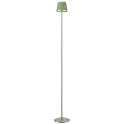 mindy modern standing floor lamp light metal green sand