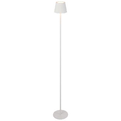 mindy modern standing floor lamp light metal white sand