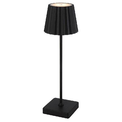 mindy modern table desk lamp light metal black sand