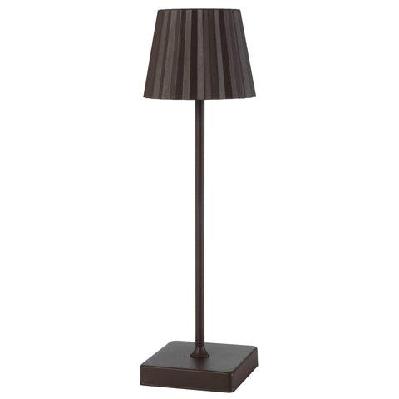 mindy modern table desk lamp light metal brown sand