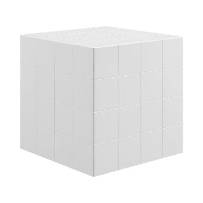 mireya wooden cube nightstand bedside storage table olive white