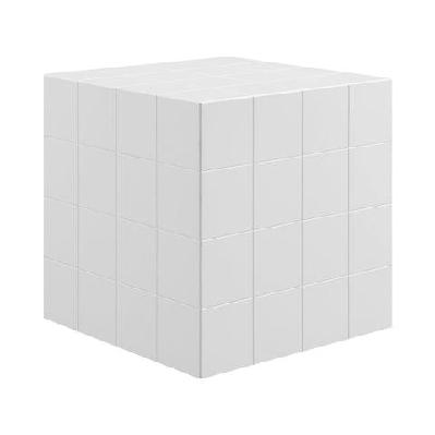 mireya wooden cube nightstand bedside storage table olive white