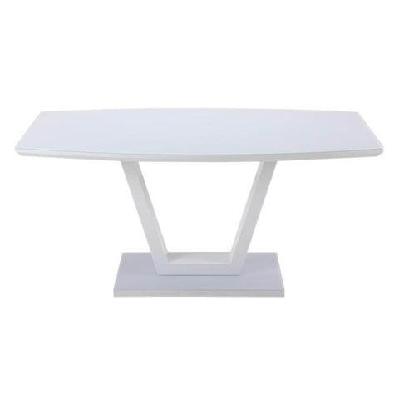 moskov rectangular kitchen dining table 160cm - white
