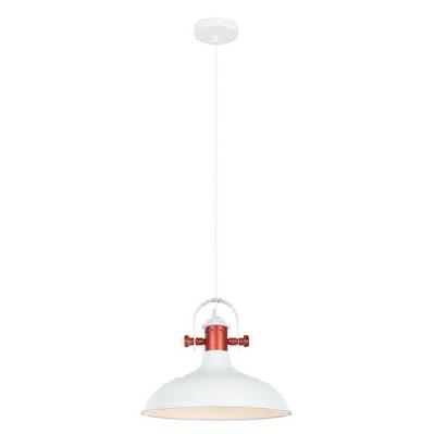 narvik pendant lamp light interior es matte white dome with copper highlight od360mm