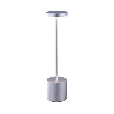 neona portable led kitchen bar single pendant light - silver