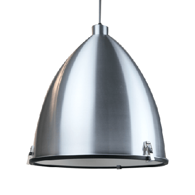 nelom classic industrial metal pendant light lamp - aluminium