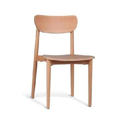 nord notodden dining chair - natural frame - natural timber seat