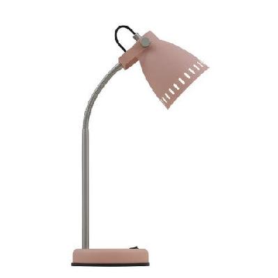 nova contemporary table desk lamp light metal pink