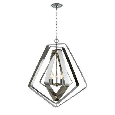 orbita pendant lamp light interior sesx5 stainless steel pentagon x 5 od663mm