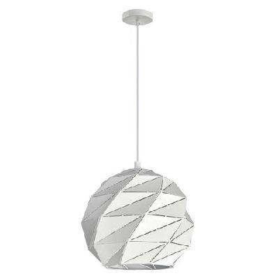 origami pendant lamp light interior es 60w matte white dome large iron od320mm x h3215mm