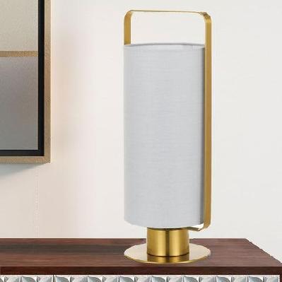 orwel modern table desk lamp light metal grey antique gold 