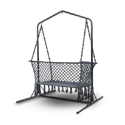 outdoor swing hammock chair with stand frame 2 seater bench furniture