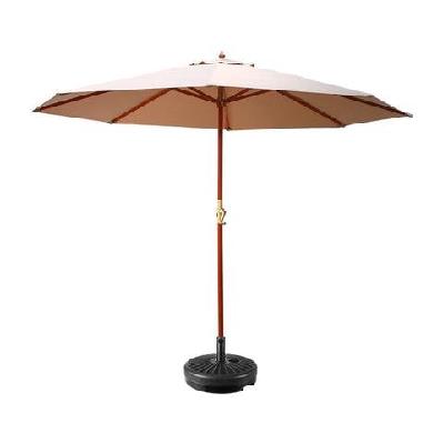outdoor umbrella pole umbrellas 3m with base garden stand deck beige