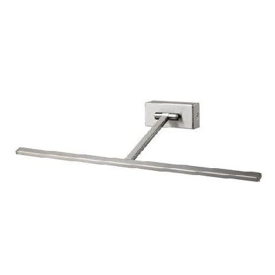 paris wall light interior surface mounted adjustable 6w picture light satin chrome 3000k 611lm