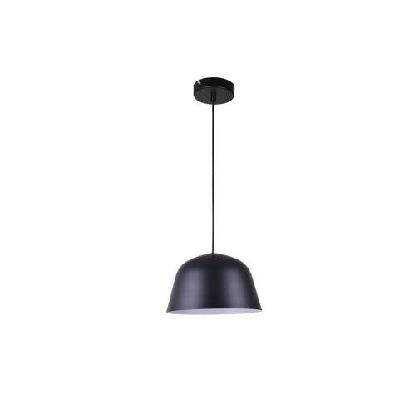 pastel pendant lamp light interior es matte black angled dome od250mm