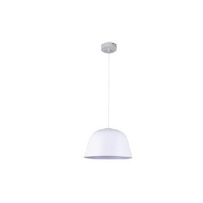 pastel pendant lamp light interior es matte white angled dome od250mm