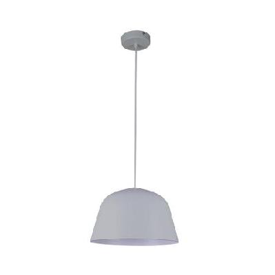 pastel pendant lamp light interior matte grey angled dome od250mm