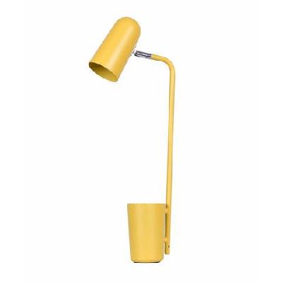 pastel table lamp ses matte yellow ellipse od160mm adjustable with storage