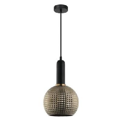 pelota pendant lamp light interior es od200mm h320mm wine glass chrome segmented glass