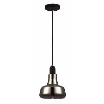 penola pendant lamp light interior gu10 smoke glass dome od165mm