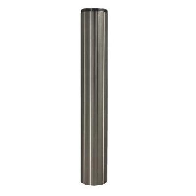 phare garden bollard light extension titannium h380mm phare04m/g