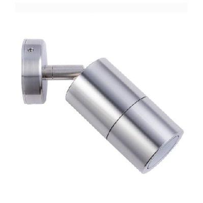 pillar light single adjustable 12v mr16 stainless steel 316 ip65 round back plate