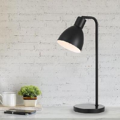pivot modern table desk lamp light metal black 
