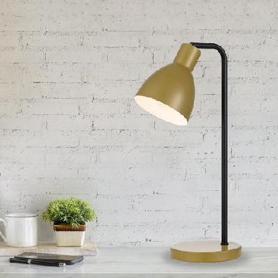 pivot modern table desk lamp light metal gold 