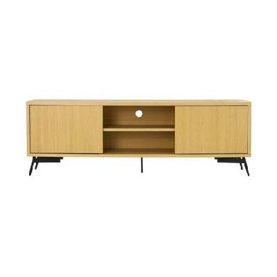 ponti 2-doors tv stand cabinet entertainment unit 178cm - natural
